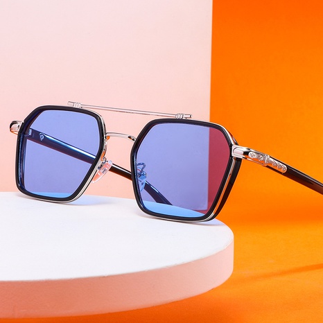 trendy big box sunglasses male wind cross-border anti-blue glasses's discount tags