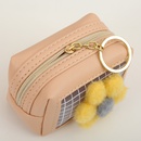 New Korean Flower Solid Color Mesh Coin Purse Zipper Mini Storage Bag PU Leather Coin Bag Small Gift Wholesalepicture10