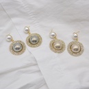 Boucles d39oreilles en perles exagres en diamant flash europen et amricain Boucles d39oreilles en zircon pour femmespicture7