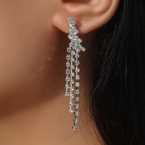 Flash Diamond Rhinestone Stud Earrings Wholesale's discount tags