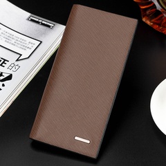 Men's Long Thin Wallet Casual Multi-Card Card Holder Leather Brand Korean Wallet Large Capacity