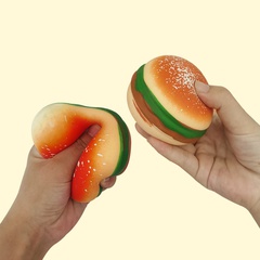 Creative decompression burger vent food decompression pinch toy