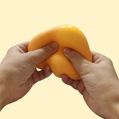creative mango pinch music simulation food vent ball toy