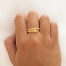 Crossborder creative personality retro snakeshaped ring real gold plating 18k snakeshaped open ring wholesalepicture8