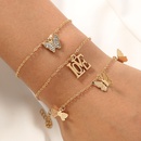 new jewelry butterfly tassel multilayer bracelet letter love trend braceletpicture8