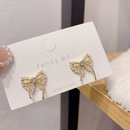 neue trendige koreanische Ohrringe Perlenschleife Ohrstecker Ohrschmuckpicture16