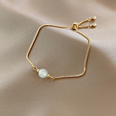 opal adjustable drawstring bracelet retro simple bracelet temperament hand jewelry