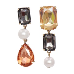 geometric personality earrings diamond earrings jewelry