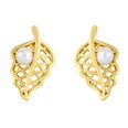 simple personality pearl earrings leaf butterfly earrings jewelrypicture14