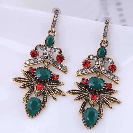 fashion metal retro diamond accessories temperament earrings's discount tags