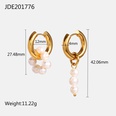 European and American Ins Earrings Wearring by Online Celebrities 18K Gold Plated Asymmetric Natural Freshwater Pearl Pendant Ear Ring Earrings Jewelrypicture17