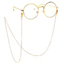 real gold plating hot fashion simple pearl chain sunglasses with glasses chainpicture7