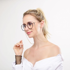 Ali Express eBay Wish Amazon Hot Style Mode einfache goldene Kette Sonnenbrille Brille Kette leer