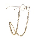 Hot Sale Fashion Simple Color Retention NonFading Golden Thick Pearl Glasses Cord Aluminum Eyeglasses Chain NonSlippicture8
