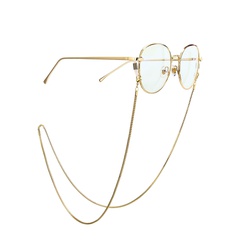 Metal Sun Eyeglasses Chain Travel Fashion Sunglasses Non-Slip Lanyard Eyeglasses Chain Anti-Lost Golden Weini