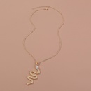 fashion diamondstudded exaggerated snakeshaped pendant necklace fashion clavicle chain wholesalepicture12