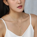 fashion diamondstudded exaggerated snakeshaped pendant necklace fashion clavicle chain wholesalepicture14