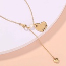 wholesale European and American creative Valentines Day gift metal heart necklace wholesalepicture13