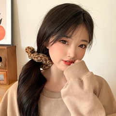 Retro autumn and winter new leopard hair rope rubber band accessories