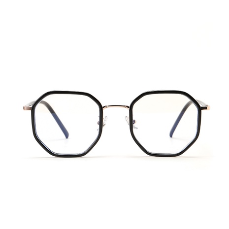 lunettes polygonales à petite monture Blu-ray version coréenne lunettes à miroir plat NHXU456955's discount tags