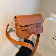 popular leather pattern new fashion Korean one-shoulder small square messenger bag