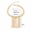 geometric punk alloy tassel anklet fashion jewelrypicture10