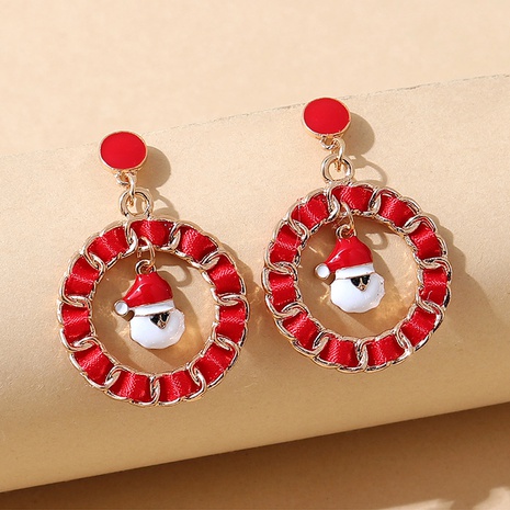 Boucles d'oreilles créatives populaires de la série de Noël du père Noël NHPS459170's discount tags