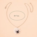 European and American temperament retro spider web tassel clavicle chain trend accessories Halloween necklacepicture10