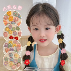 10 PCs Set Children's Cute Rubber Band Girls Tie-up Hair Head Rope Baby Thumb Hair Band Baby Girl Hair Rope