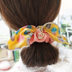 cute bunny ears hair bands Korean fabric bow hair bands hair accessories wholesale