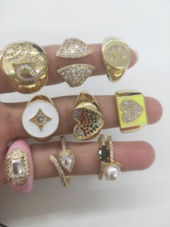 Koreanische Version von ins Mode Persönlichkeit geometrische Ring Set Paar Ring Set ins Stil Männer und Frauen Ring Großhandel