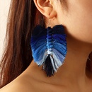 Naizhu Handmade DIY European and American Bohemian Tassel Earrings Vintage Feather Long Earrings Ethnic Earringspicture13