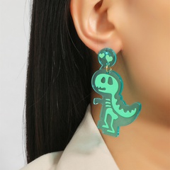 Women's Fashion Acrylic Dinosaur Ghost Earrings