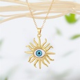 European CrossBorder Sold Jewelry Retro Fashion Fatima Hand Devil Eye Necklace Turkish Eye Pendant Clavicle Chainpicture13