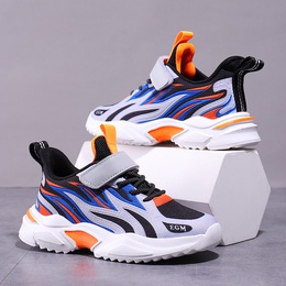 2021 spring and autumn new childrens mesh sports casual shoes flame Korean lightweight softsoled baby shoespicture13