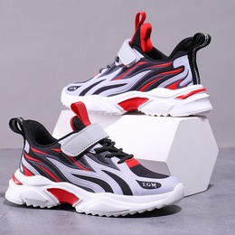 2021 spring and autumn new childrens mesh sports casual shoes flame Korean lightweight softsoled baby shoespicture14