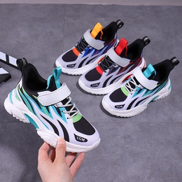 2021 spring and autumn new childrens mesh sports casual shoes flame Korean lightweight softsoled baby shoespicture15
