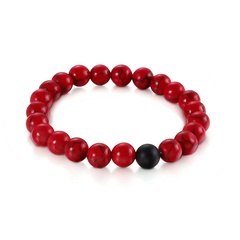 popular jewelry retractable couple bracelets frosted agate volcanic turquoise bracelets wholesale