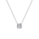 Korean version of titanium steel necklace zircon pendant clavicle chainpicture14