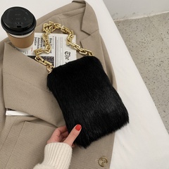 This Year's Popular Plush Bag 2021 New Autumn Women Bag Thick Chain Portable Shoulder Furry Stylish Good Texture Bag