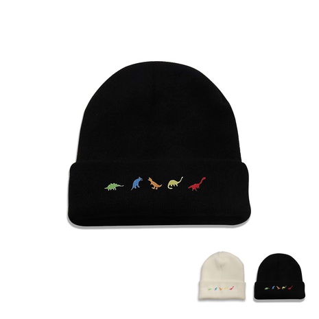 Autumn and winter fashion cold-proof woolen hat Korean version trend personality five dinosaur knitted hat NHTQ459787's discount tags