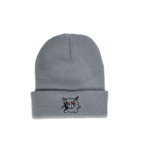 Otoño e invierno nuevo sombrero de lana versión coreana linda personalidad cálida tendencia diablo sombrero de punto's discount tags