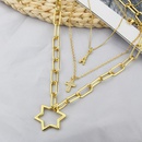new combination titanium steel necklace diy cross tower tag accessories simple pendantpicture10