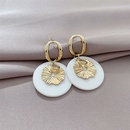Tongfang Ornament Korean Style Personalized AllMatch Exaggerated Fashion Acrylic Earrings Simple Wafer Earrings Elegant Earringspicture9
