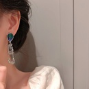 personality fashion long simple earrings metal chain winding earrings Korean version of simple earringspicture10