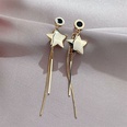 new Japanese and Korean simple fivepointed star tassel earrings highend long fashion earringspicture13
