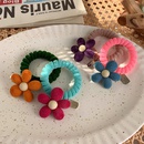 Contrasting color velvet flower hair rope candy color phone ring head rope sweet temperament hair ring Japanese and Korean hair accessories Mori autumn and winterpicture16