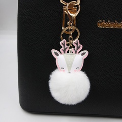 Christmas deer fawn plush small pendant bag key chain mobile phone accessories wallet small pendant event gift