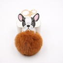 Chien en peluche chiot sac  main accessoires pendentif chien boule de poils exquis griffe machine vnement cadeaupicture16