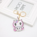 New unicorn pu leather anime cartoon bag boutique small pendant bag key chain accessoriespicture5